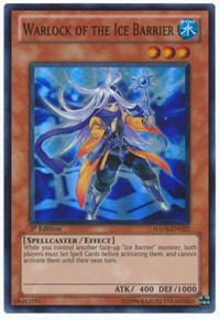 Warlock of the Ice Barrier [HA04-EN023] Super Rare | Exor Games Bridgewater