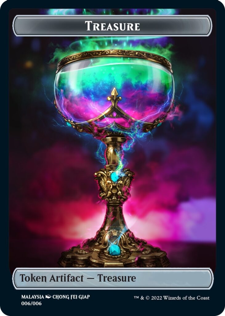 Treasure Token (006) (Southeast Asia Artists) [Streets of New Capenna Tokens] | Exor Games Bridgewater