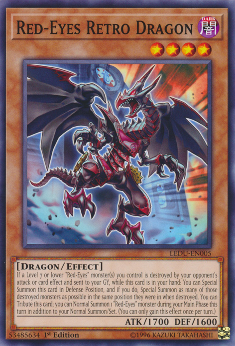 Red-Eyes Retro Dragon [LEDU-EN005] Common | Exor Games Bridgewater