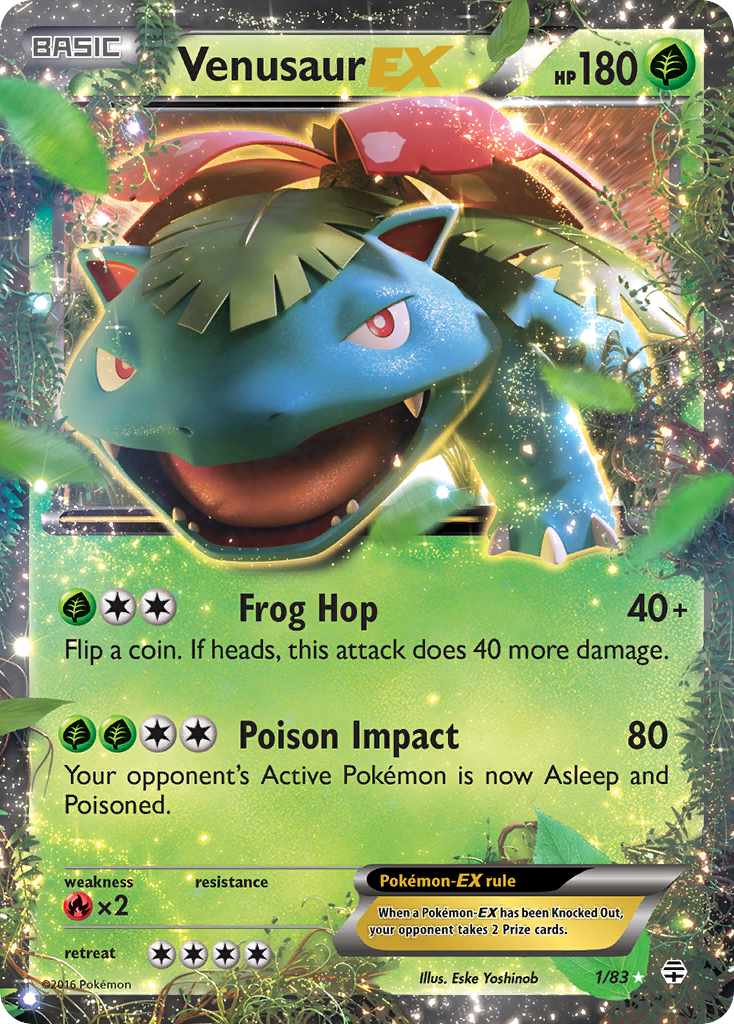 Venusaur EX (1/83) [XY: Generations] | Exor Games Bridgewater