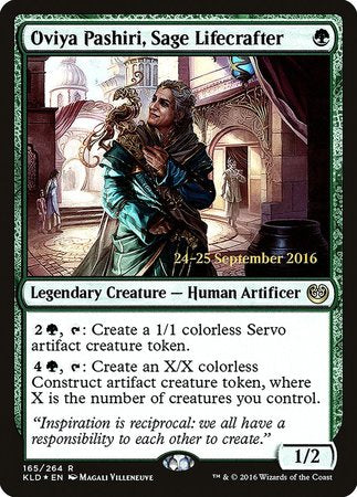 Oviya Pashiri, Sage Lifecrafter [Kaladesh Promos] | Exor Games Bridgewater