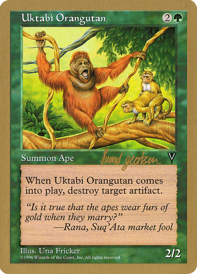 Uktabi Orangutan (Svend Geertsen) (SB) [World Championship Decks 1997] | Exor Games Bridgewater