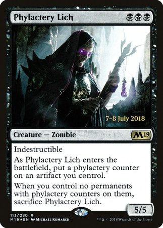 Phylactery Lich [Core Set 2019 Promos] | Exor Games Bridgewater