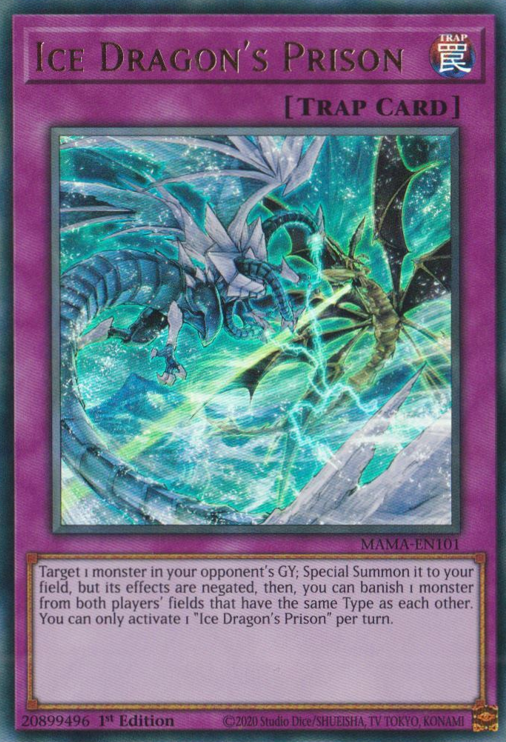 Ice Dragon's Prison [MAMA-EN101] Ultra Rare | Exor Games Bridgewater