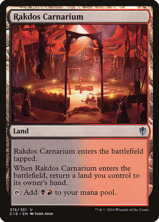 Rakdos Carnarium [Commander 2016] | Exor Games Bridgewater