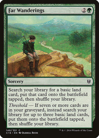 Far Wanderings [Commander 2016] | Exor Games Bridgewater