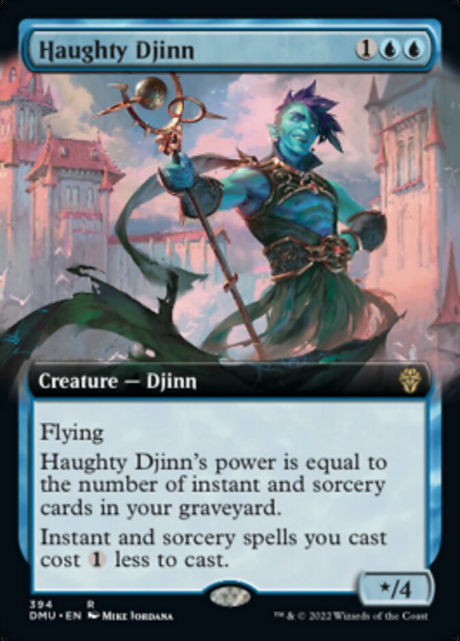 Haughty Djinn (Extended Art) [Dominaria United] | Exor Games Bridgewater