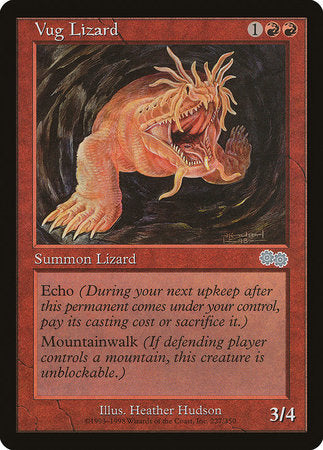 Vug Lizard [Urza's Saga] | Exor Games Bridgewater