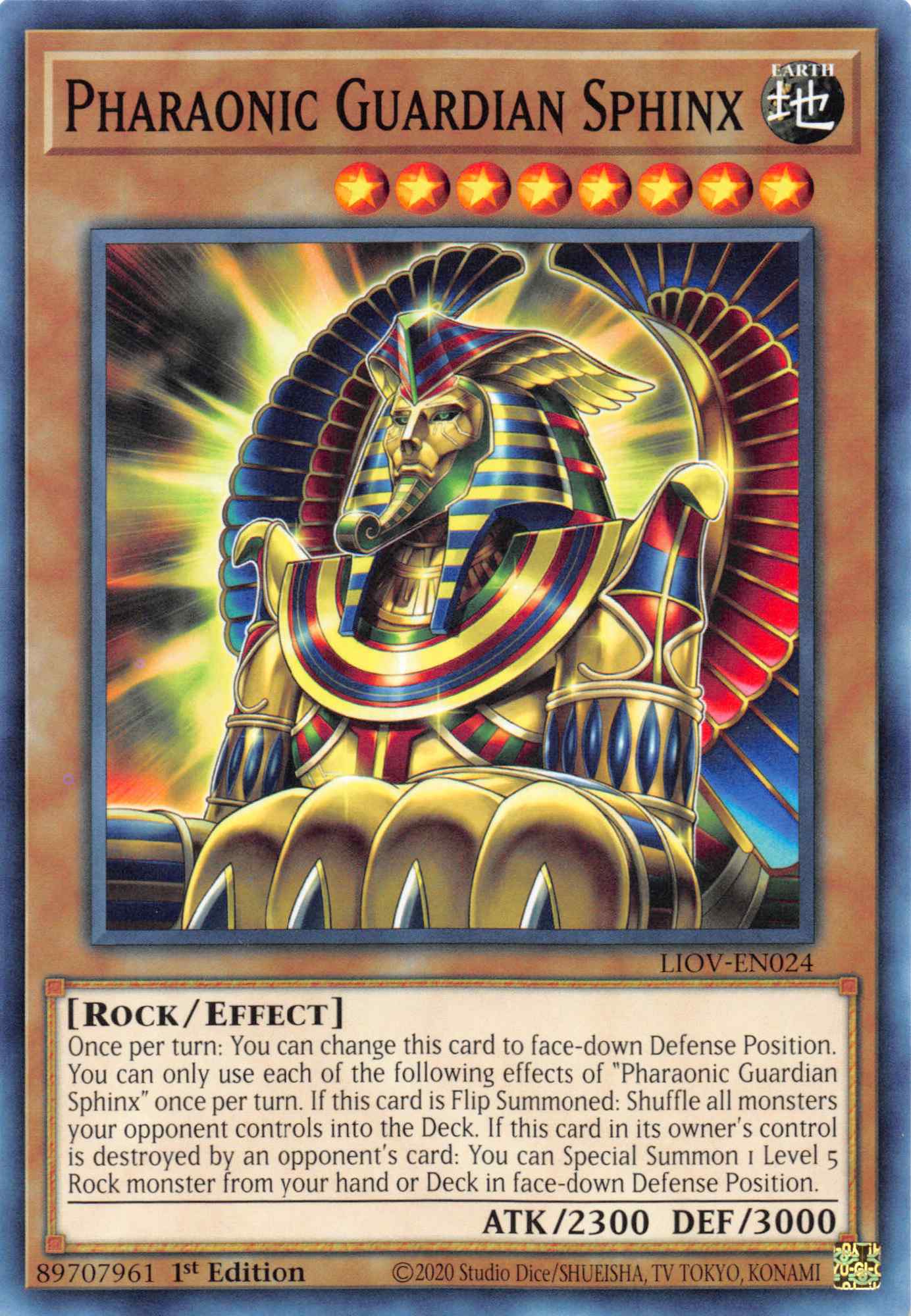 Pharaonic Guardian Sphinx [LIOV-EN024] Common | Exor Games Bridgewater