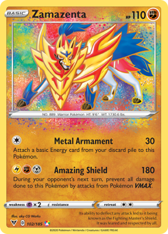 Zamazenta (102/185) [Sword & Shield: Vivid Voltage] | Exor Games Bridgewater