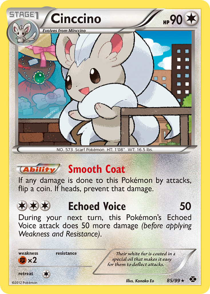 Cinccino (85/99) [Black & White: Next Destinies] | Exor Games Bridgewater