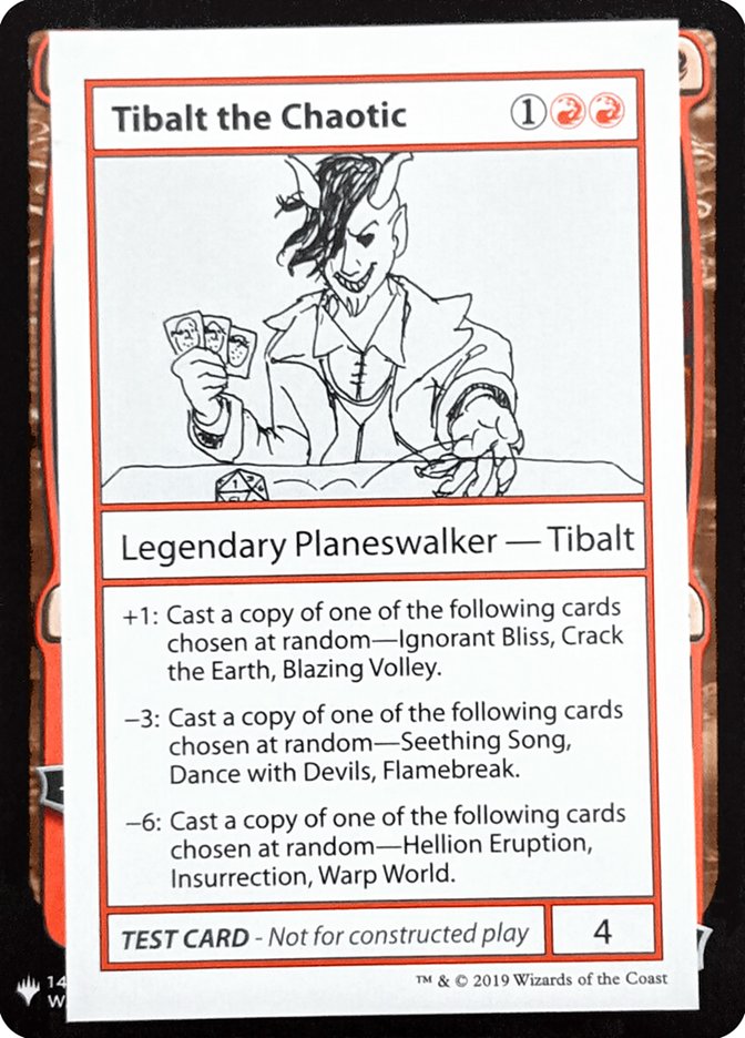 Tibalt the Chaotic [Mystery Booster Playtest Cards] | Exor Games Bridgewater