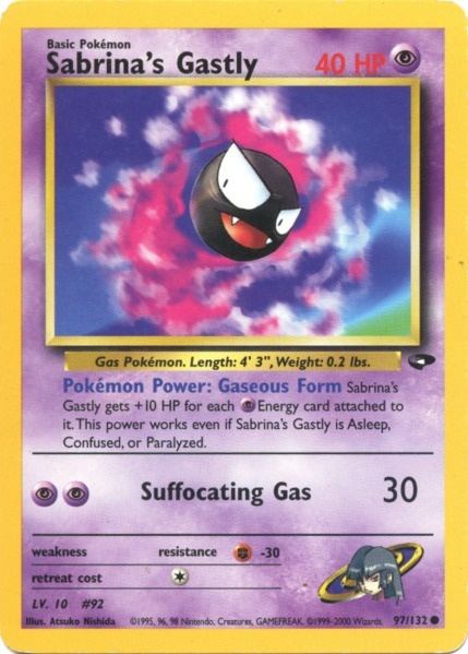 Sabrina's Gastly (97/132) [Gym Challenge Unlimited] | Exor Games Bridgewater