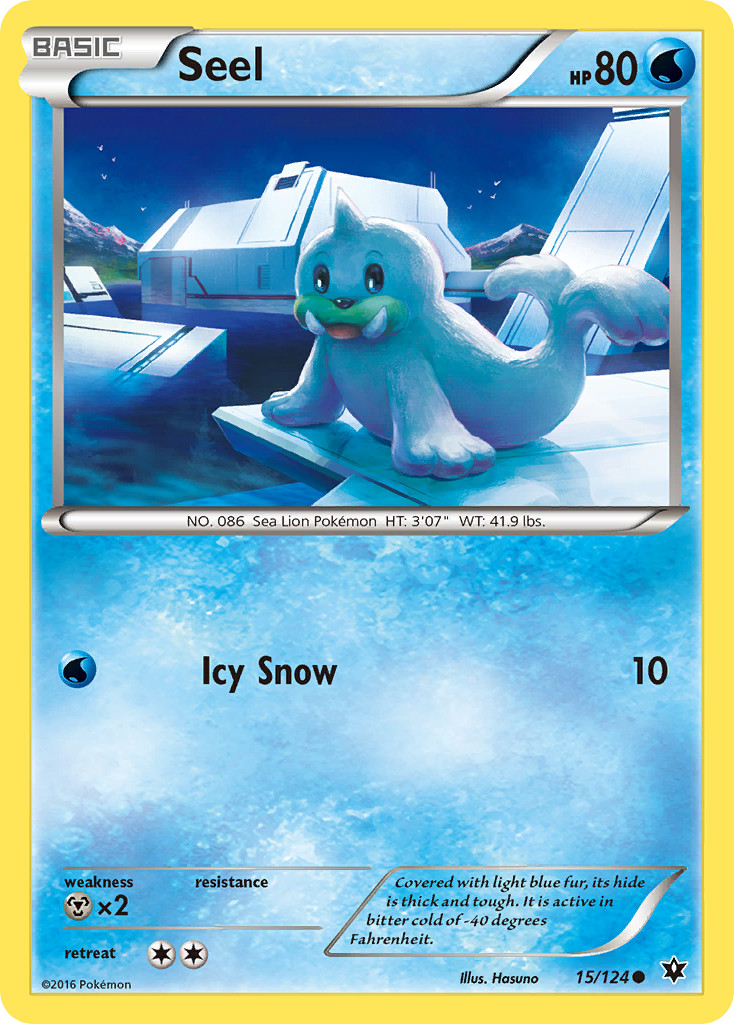 Seel (15/124) [XY: Fates Collide] | Exor Games Bridgewater