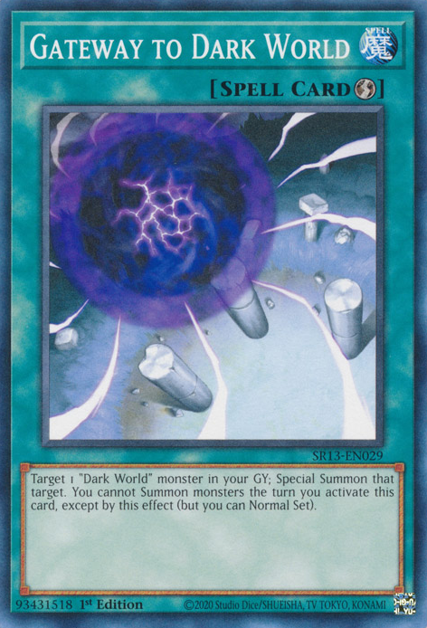 Gateway to Dark World [SR13-EN029] Common | Exor Games Bridgewater