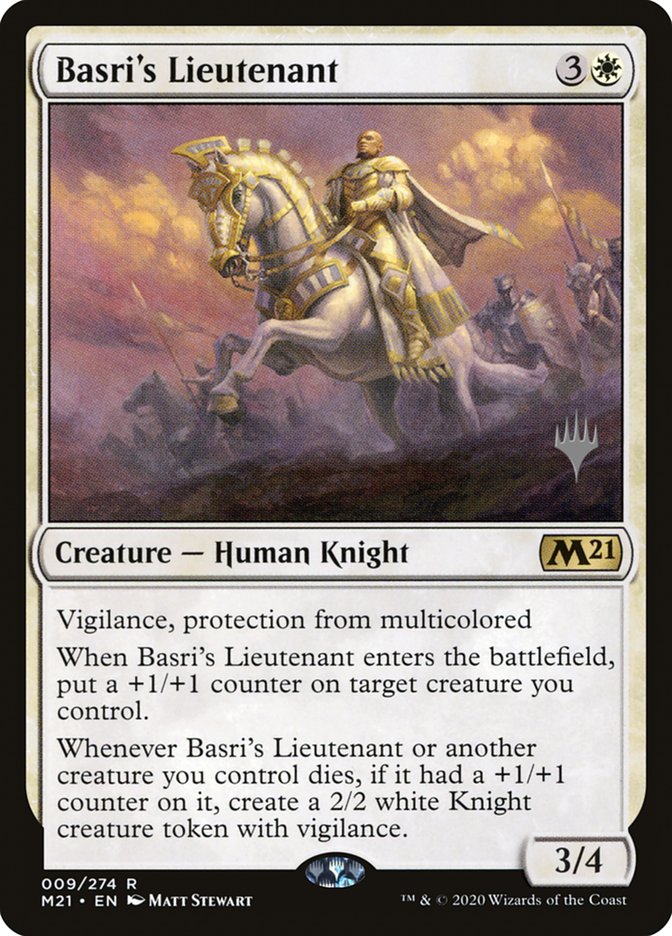 Basri's Lieutenant (Promo Pack) [Core Set 2021 Promos] | Exor Games Bridgewater