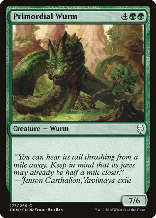 Primordial Wurm [Dominaria] | Exor Games Bridgewater