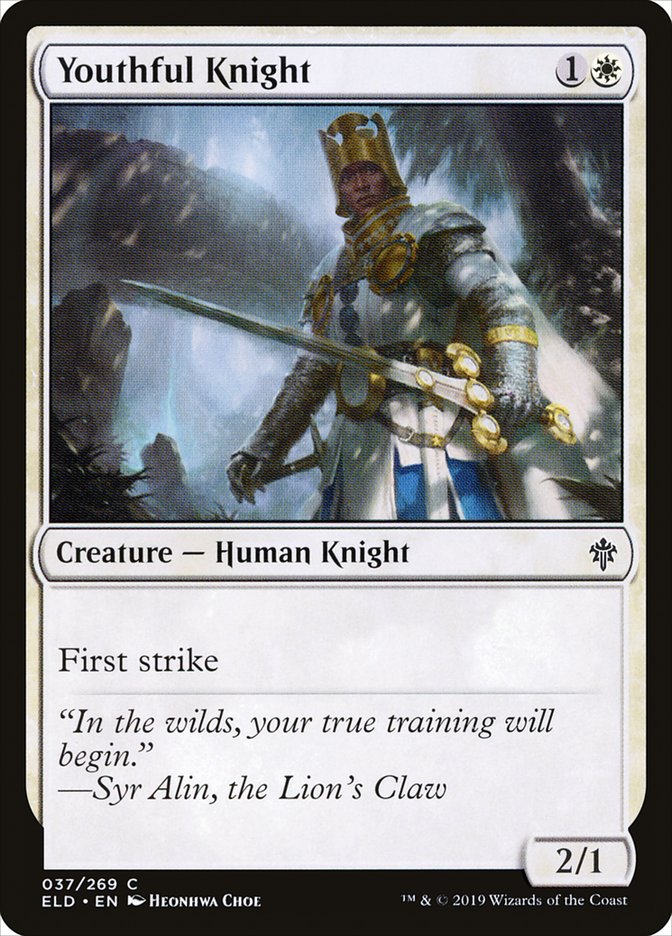 Youthful Knight [Throne of Eldraine] | Exor Games Bridgewater