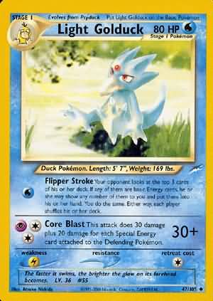 Light Golduck (47/105) [Neo Destiny Unlimited] | Exor Games Bridgewater