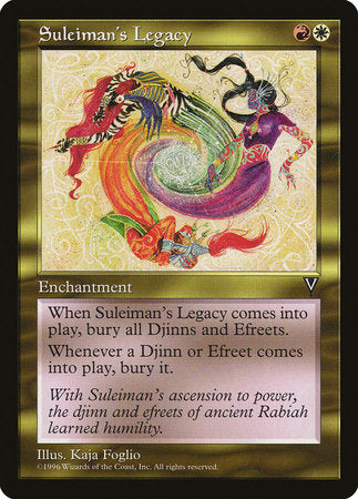 Suleiman's Legacy [Visions] | Exor Games Bridgewater