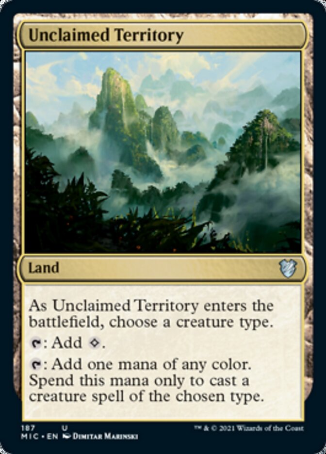 Unclaimed Territory [Innistrad: Midnight Hunt Commander] | Exor Games Bridgewater