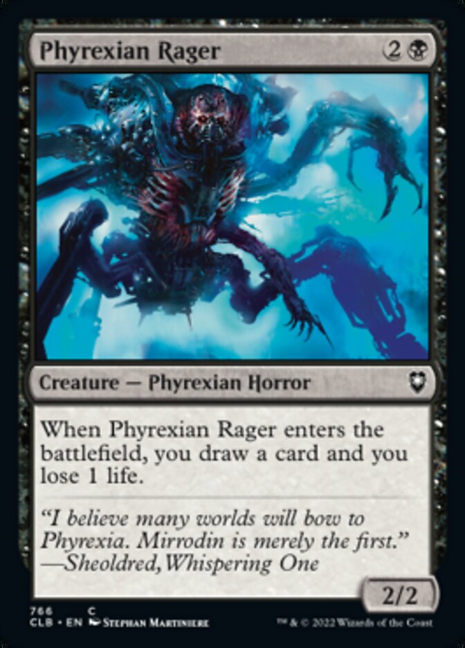 Phyrexian Rager [Commander Legends: Battle for Baldur's Gate] | Exor Games Bridgewater