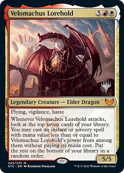 Velomachus Lorehold (Promo Pack) [Strixhaven: School of Mages Promos] | Exor Games Bridgewater