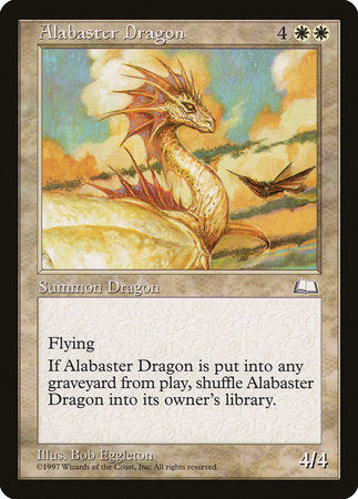 Alabaster Dragon [Weatherlight] | Exor Games Bridgewater