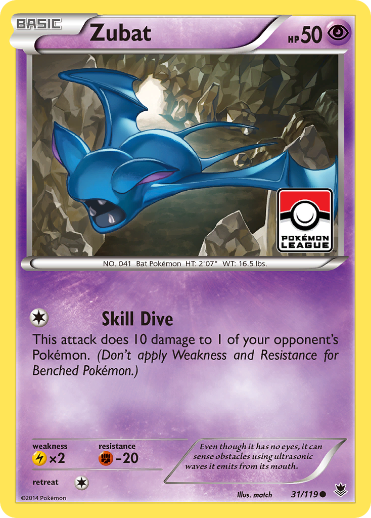 Zubat (31/119) [XY: Phantom Forces] | Exor Games Bridgewater