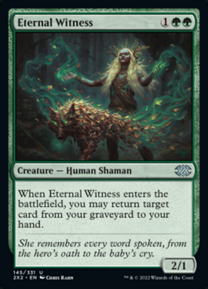 Eternal Witness [Double Masters 2022] | Exor Games Bridgewater