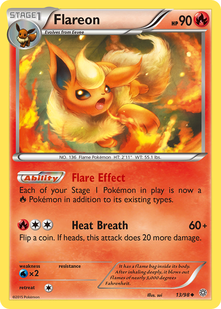 Flareon (13/98) [XY: Ancient Origins] | Exor Games Bridgewater