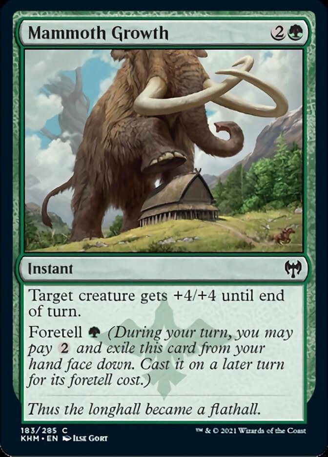 Mammoth Growth [Kaldheim] | Exor Games Bridgewater