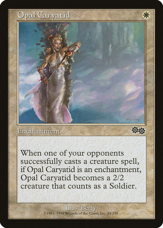 Opal Caryatid [Urza's Saga] | Exor Games Bridgewater