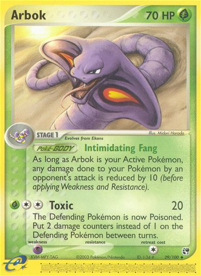 Arbok (29/100) [EX: Sandstorm] | Exor Games Bridgewater