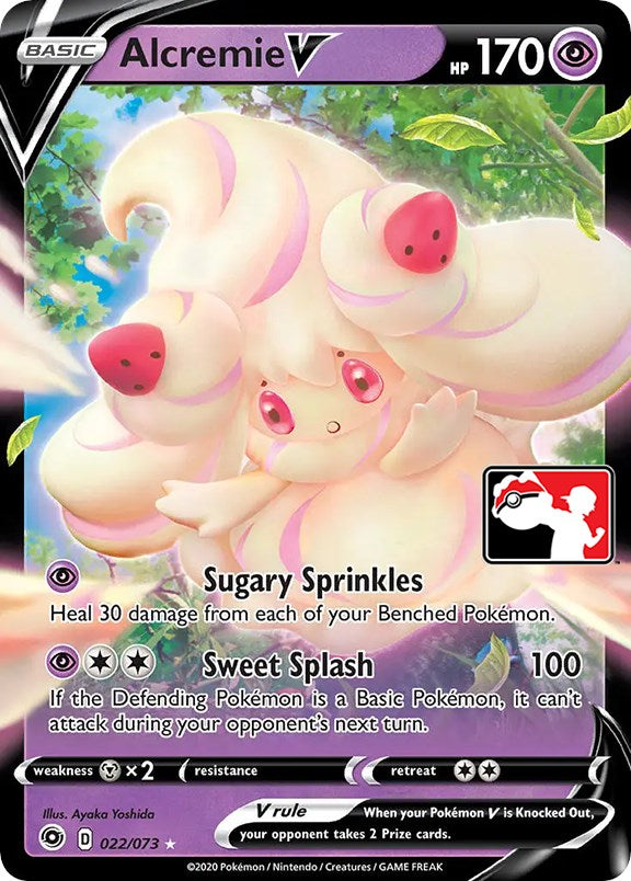 Alcremie V (22/73) [Prize Pack Series One] | Exor Games Bridgewater