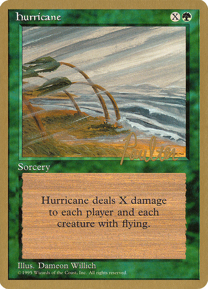 Hurricane (Preston Poulter) [Pro Tour Collector Set] | Exor Games Bridgewater