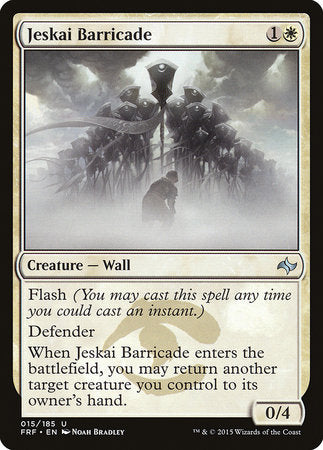 Jeskai Barricade [Fate Reforged] | Exor Games Bridgewater