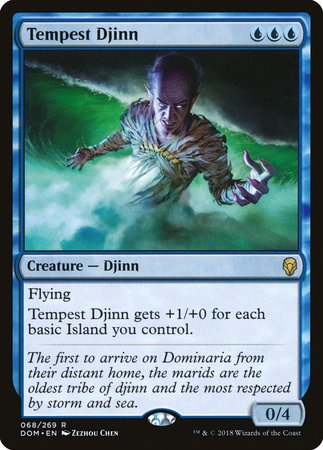 Tempest Djinn [Dominaria] | Exor Games Bridgewater