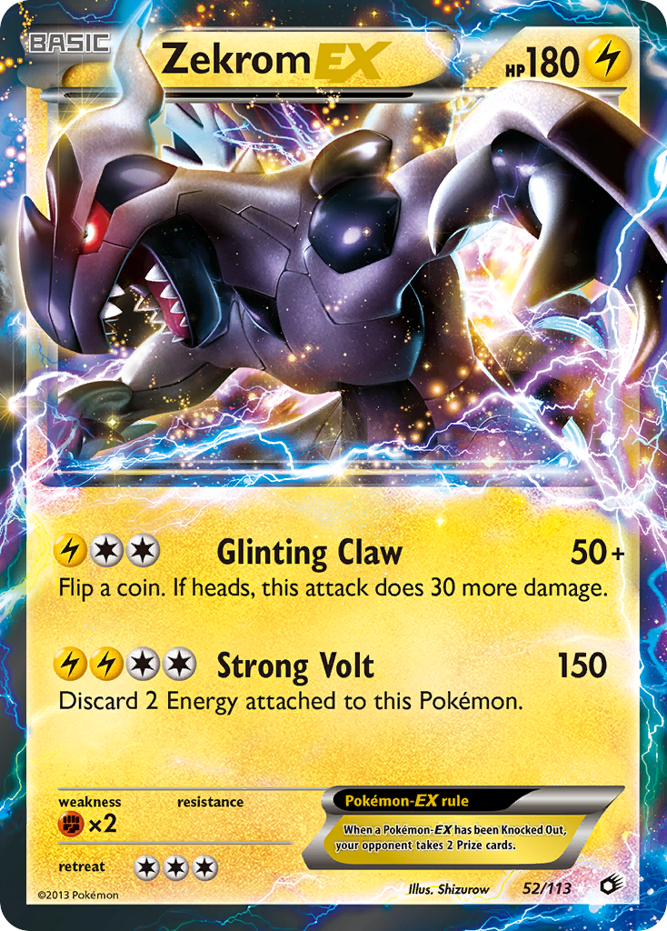 Zekrom EX (52/113) [Black & White: Legendary Treasures] | Exor Games Bridgewater