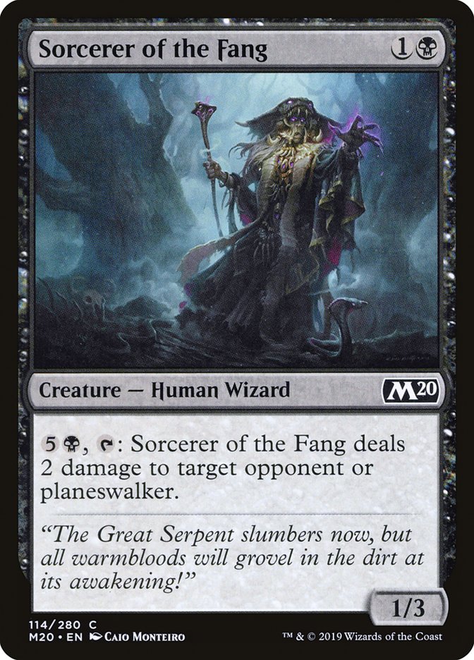 Sorcerer of the Fang [Core Set 2020] | Exor Games Bridgewater