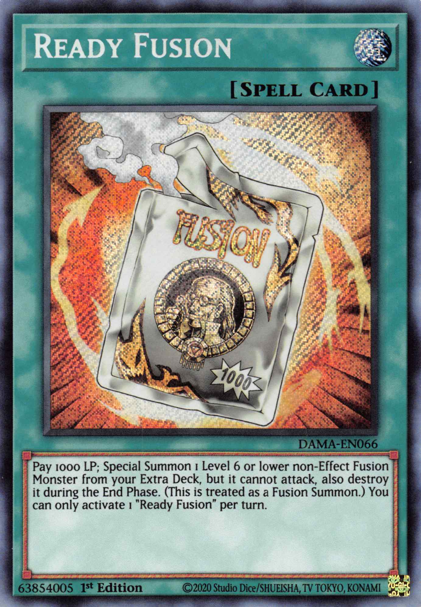 Ready Fusion [DAMA-EN066] Secret Rare | Exor Games Bridgewater