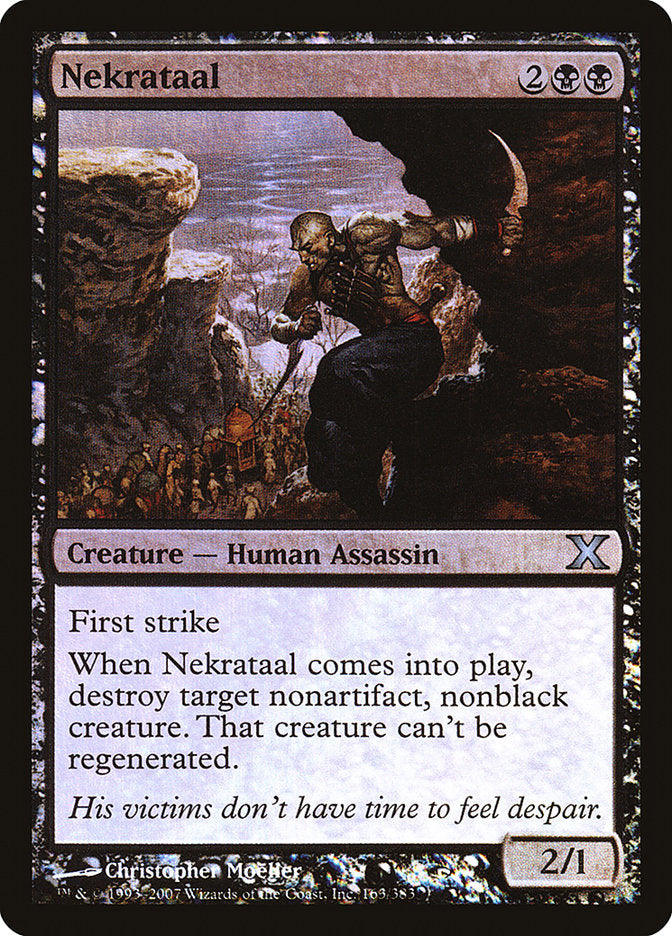 Nekrataal (Premium Foil) [Tenth Edition] | Exor Games Bridgewater