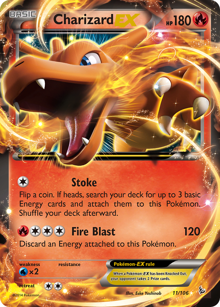 Charizard EX (11/106) [XY: Flashfire] | Exor Games Bridgewater