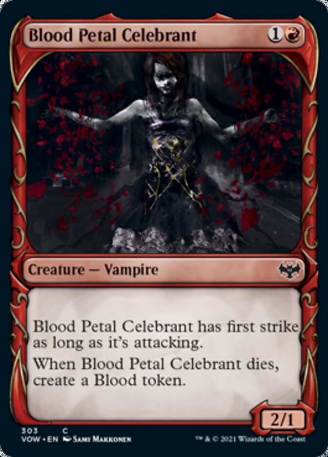 Blood Petal Celebrant (Showcase Fang Frame) [Innistrad: Crimson Vow] | Exor Games Bridgewater