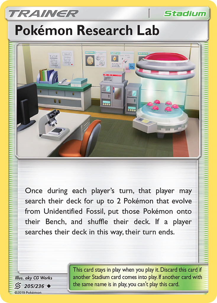 Pokemon Research Lab (205/236) [Sun & Moon: Unified Minds] | Exor Games Bridgewater