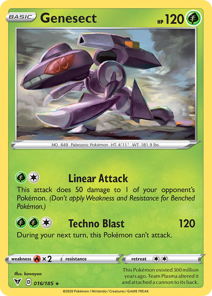 Genesect (016/185) [Sword & Shield: Vivid Voltage] | Exor Games Bridgewater