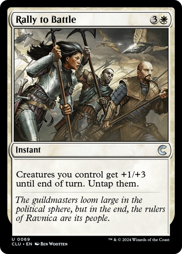 Rally to Battle [Ravnica: Clue Edition] | Exor Games Bridgewater