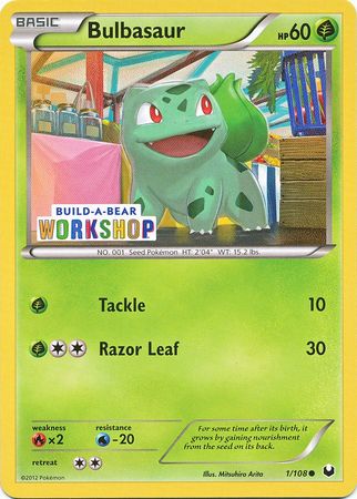 Bulbasaur (1/108) (Build A Bear Workshop Exclusive) [Black & White: Dark Explorers] | Exor Games Bridgewater