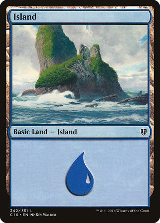 Island (342) [Commander 2016] | Exor Games Bridgewater