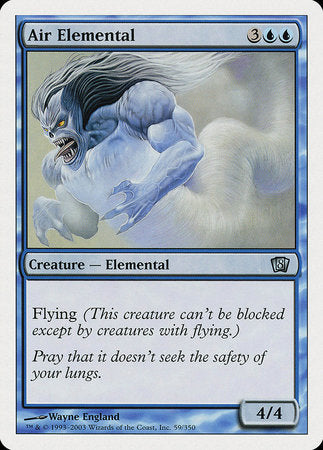 Air Elemental [Eighth Edition] | Exor Games Bridgewater